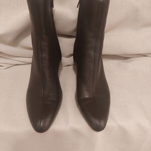 Zara Sleek Black Ankle Booties